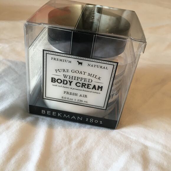 Beekman 1802 Fresh Air whipped body cream 8 oz made in the USA Goat milk NIB - Picture 2 of 6